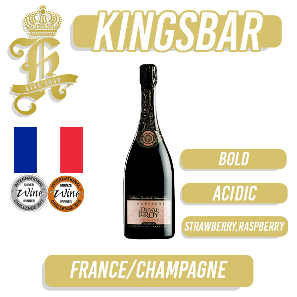 Duval-Leroy Brut Rosé Prestige Premier Cru Wine 750ml (Delivery 2-4 working days)