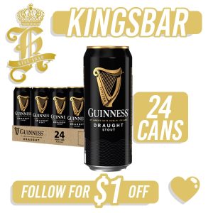 Guinness Draught Beer 440ml x 24 cans (Best before: Nov 2025)