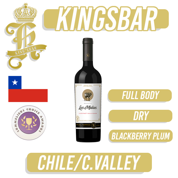 Miguel Torres Organic Las Mulas Cabernet Sauvignon Red Wine 750ml