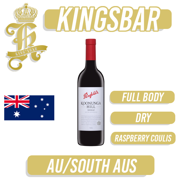 Penfolds Koonunga Hill Shiraz Red Wine 750ml x3 (Delivery 2-4 working days)