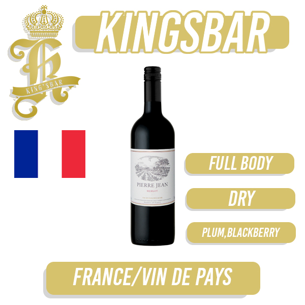 Pierre Jean Merlot Red Wine 750ml