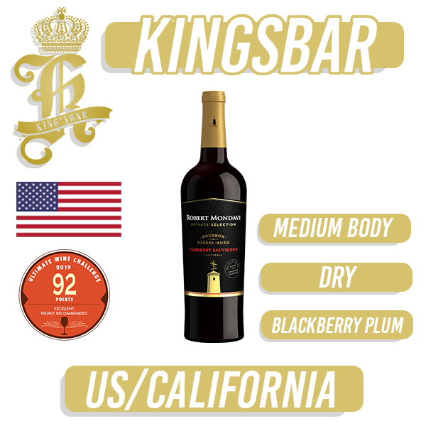 Robert Mondavi Private Selection Bourbon Barrel-Aged Cabernet Sauvignon Red Wine 750ml