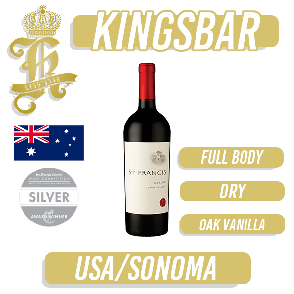 St Francis Merlot Red Wine 750ml