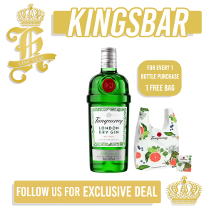 Tanqueray London Dry Gin 700ml (Free Foldable Bag)