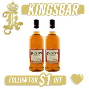 Teacher's Highland Cream 700ml Bundle Promotion (Agent Stock)