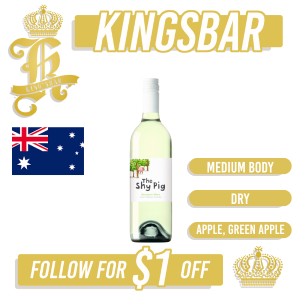 The Shy Pig Sauvignon Blanc White Wine 750ml