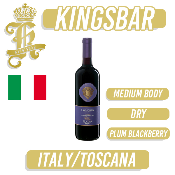 Villa Poggio Salvi Lavischio Merlot Toscana IGT Red Wine 750ml